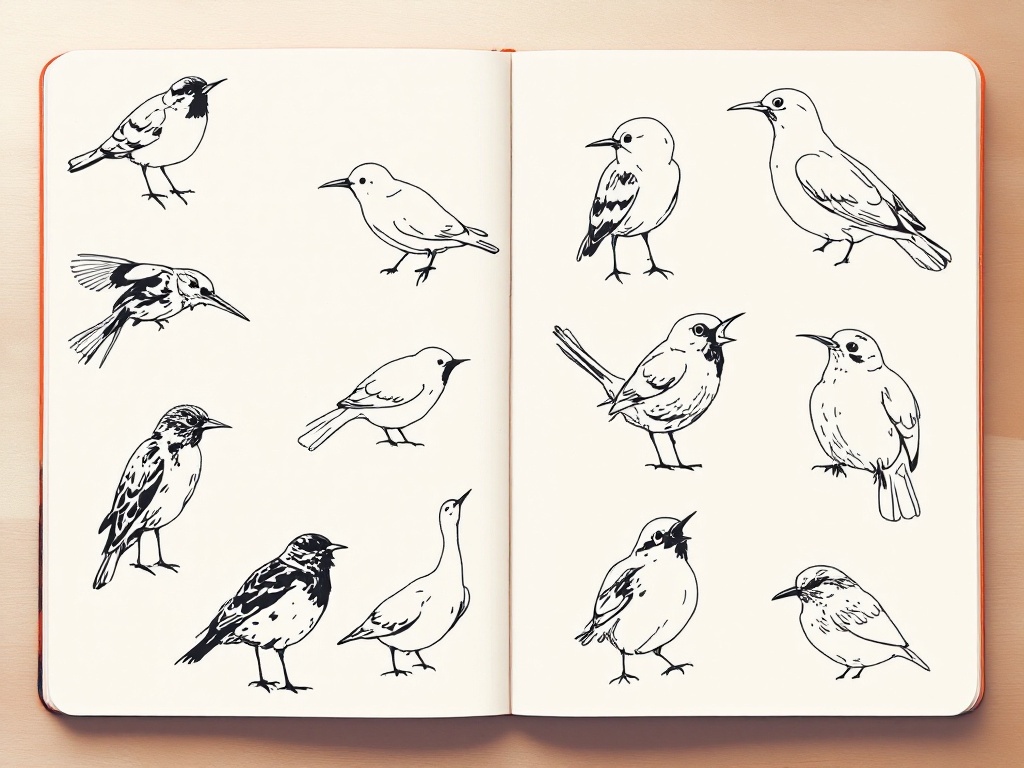 Every bird gets its own page.